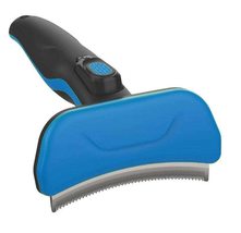 Pet Life ® &#39;Fur-Guard&#39; Easy Self-Cleaning Grooming Deshedder Pet Comb - £15.65 GBP