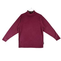 Cabela&#39;s For Women Polartec Burgundy Fleece Pullover Top, Large Made in USA - £15.22 GBP