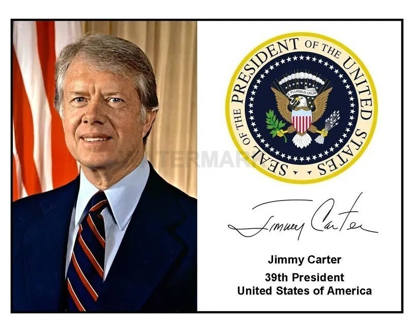 39TH PRESIDENT OF THE U.S. JIMMY CARTER PRESIDENTIAL SEAL PUBLICITY PHOT... - $5.78+