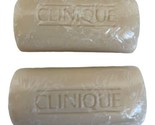 Two Clinique Mild Facial Soap Bars Travel Size 1.5 oz Sealed - £26.83 GBP