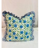 Ruffle Throw Pillow Covers for Couchion, 18x18 Inch Cotton Stripe Ruffle... - $1,148.75 MXN