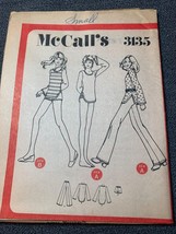 McCalls 3135 Vintage Sewing Pattern Tops Pants Shorts Size 10 Uncut 1970s - $14.18