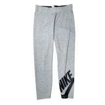 Nike Womens Medium Gray Black Joggers Casual Sweatpants Sportswear Pants - $22.18