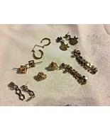 Lot of 5 Pair Earrings Lot Pierced SKU 067-035 - $6.88
