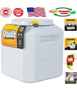 Gray Pet Food Storage Container, Airtight &amp; Stackable Design - 25lbs - $97.90 CAD