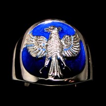 Sterling Silver Garuda ring Mythical Animal Bird Hindu creature Indonesia with B - £63.94 GBP