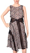 Isabel Marant Women Casual Floral Printed Crochet Laced Tunic Short Dress S 34 - $35.48