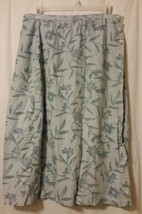 Crossroads - Blue Floral Button Front Wrap Skirt Size 18     B14/ - £6.57 GBP