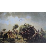 Oil Painting  Rudolf Koller - Hay Harvest in Threatening Weather Giclee - £7.60 GBP+