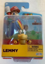 NEW Jakks 40453 World of Nintendo 2.5&quot; Super Mario LEMMY Mini-Figure - $54.40