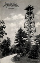 Arkansas Hot Springs Mountain National Park Observation Photo Cote Posted 1942 - £7.51 GBP