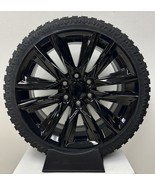24&quot; Black Platinum Wheels X/T Tires Cadillac Escalade Chevy Tahoe GMC Yukon - $3,555.36 CAD