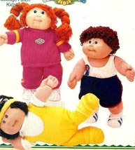 Cabbage Patch Kids Fitness Outfits Butterick 3920 Vintage Aerobic Outfit... - $14.73