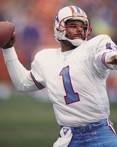 WARREN MOON 8X10 PHOTO HOUSTON OILERS PICTURE NFL FOOTBALL CLOSE UP - £3.94 GBP