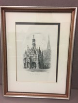 Vintage Print of &quot;The Cross Chichester&quot; By Judges Mat &amp; Frame - £21.37 GBP