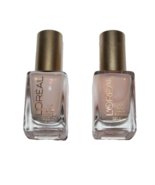 L&#39;Oreal Nail Color Nail Polish #250 Wishful Pinking Lot Of 2 New - $287.03 MXN