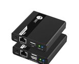 SIIG 4K@30Hz HDMI and USB KVM Over CAT6 IP Extender, HDMI Loopout, 2X US... - $269.98