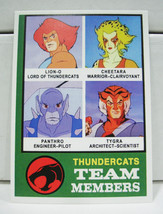 Thundercats Team: Custom-Designed Art Card | Lion-O Cheetara Panthro Tygra - £4.00 GBP