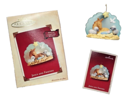 2002 Jesus And Friends Hallmark Keepsake Christmas Ornament Vintage Deco... - $20.00