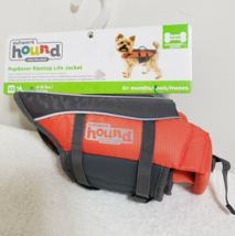 Dog Life Jacket Orange with Rescue Handle Outward Hound Ripstop Pupsaver XS - $9.64