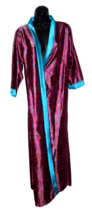 Kimono type Robe by Exclusively Yours Size SM Full Length Vintage Paisle... - $14.84