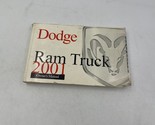 2001 Dodge RAM Owners Manual User Guide Handbook OEM C02B26023 - $26.99