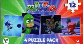 PJ Masks - 4 Puzzle Pack - 12 Piece Jigsaw Puzzle - v1 - £7.90 GBP