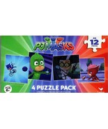 PJ Masks - 4 Puzzle Pack - 12 Piece Jigsaw Puzzle - v1 - £7.77 GBP