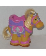 Fisher Price Current Little People Castle Horse #4 FPLP Rare VHTF - $190.64 MXN