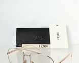 Brand New Authentic Fendi Eyeglasses 0446 DDB 56mm Rose Gold Frame 0446 - £126.60 GBP