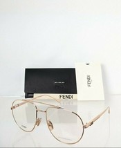 Brand New Authentic Fendi Eyeglasses 0446 DDB 56mm Rose Gold Frame 0446 - £126.60 GBP