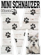 I Love My Mini Schnauzer Fridge Magnet - £6.37 GBP