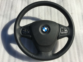 BMW OEM OEM Leather Multifunctional steering wheel vibro F15 X5 F16 X6 - $251.53