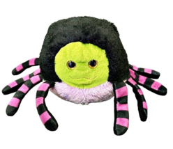 Zooligans Halloween Black Spider Plush Stuffed Animal 5 Inch Pawprints 2015 HTF - £8.37 GBP