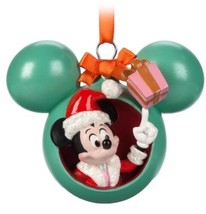 Disney Parks 2023 Santa Mickey Mouse Icon Sketchbook Christmas Ornament New - $24.99