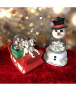 1996 Disney 101 Dalmations Snow Globes Domes McDonalds Set of 2 - $11.40 CAD