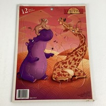 Disney The Lion King Tray Puzzle Simba Nala Hippo Giraffe Vintage Parker... - $26.95 CAD
