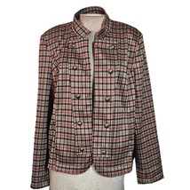 Brown Open Front Blazer Jacket Size XL - £27.25 GBP