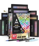 ARTEZA Real Brush Pens, 96 Paint Markers with Flexible Brush Tips, Profe... - €81,29 EUR