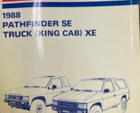 1988 Nissan Camion Pathfinder Cablaggio Schema Servizio Riparazione Shop... - $68.98