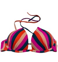 Shade &amp; Shore Swim Striped Bikini Top Size 34C - $21.28