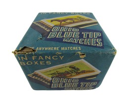 Ohio Blue Tip Matches, 1963, Sealed Box of 10 Books, Wadsworth Ohio Spor... - $45.03