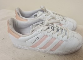 Adidas White and peach  Trainers For Girls Size 13k - £25.10 GBP
