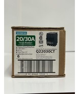 SIEMENS Q22030CT Circuit Breaker TRIPLEX 20/30Amp 120/240V 60Hz QT (6 Pk) - $210.38