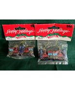 2 New Old Stock Miniature Train Ornments Sealed in Package Lee Wards - $356.96 MXN