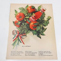 1964 Hunt&#39;s Tomato Catsup MPA Magazines Print Ad 10.5x13.5&quot; - £6.39 GBP