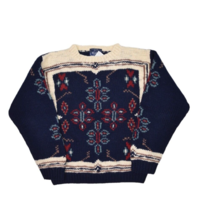 Vintage Woolrich Wool Sweater Womens S Floral Design Crewneck Jumper Made in USA - £30.98 GBP