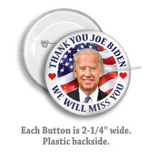 Election Button Thank You Joe Biden Pinback Badge Collectilble We Will M... - $74.89 MXN