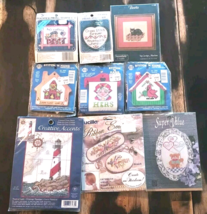 Cross Stitch Kits Lot of 9 Small Projects - $357.94 MXN