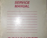 1986 Chrysler Conquest Servizio Riparazione Shop Officina Manuale OEM Fa... - $9.88